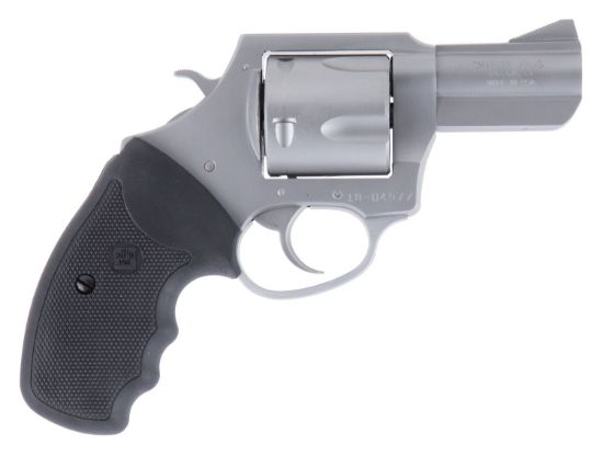 Picture of Charter Arms 74530 Bulldog Extra Large 45 Colt (Lc), 5 Shot 2.50" Matte Stainless Steel Barrel, Cylinder & Frame W/Black Finger Grooved Rubber Grip 