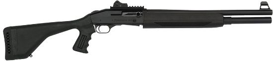 Picture of Mossberg 85370 930 Spx 12 Gauge 7+1 3" 18.50" Cylinder Bore Barrel, Matte Blued Metal Finish, Dual Gas Vent System, Drilled & Tapped Receiver, Ghost Ring Rear Sight, Synthetic Pistol Grip Stock 