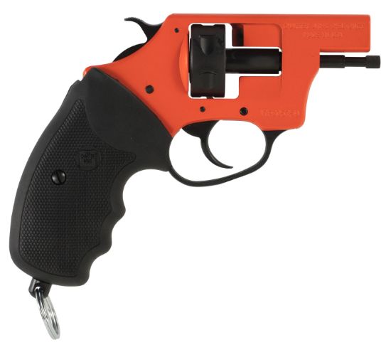 Picture of Charter Arms 82090 Pro 209 209 Primers, 6Rd Orange Cerakote Aluminum Frame, Black Rubber Grips 