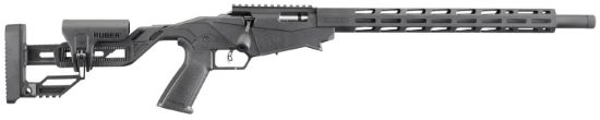 Picture of Ruger 8401 Precision Rimfire 22 Lr 10+1 18" Threaded 1137 Alloy Steel Barrel, Hard Coat Anodized Finish, Adjustable Quick-Fit Precision Stock, 30 Moa Picatinny Rail, Optics Ready 