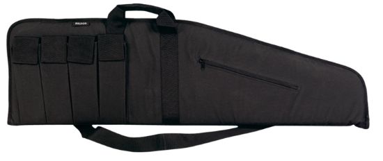 Picture of Bulldog Bd423 Extreme Tactical 25" Black Water-Resistant Nylon, Tricot Lining, 4 External Velcro Magazine Pouches, Soft Padding 