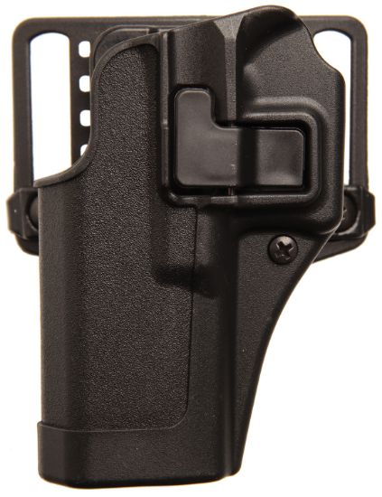 Picture of Blackhawk 410525Bkl Serpa Cqc Owb Size 25 Matte Black Polymer Belt Loop/Paddle Fits S&W M&P/Sd Left Hand 