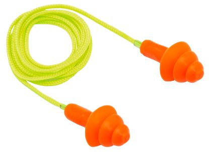 Picture of Pyramex Rp3001 Reusable Earplugs Polymer 24 Db Behind The Neck Orange/Yellow Adult 50 Pair 