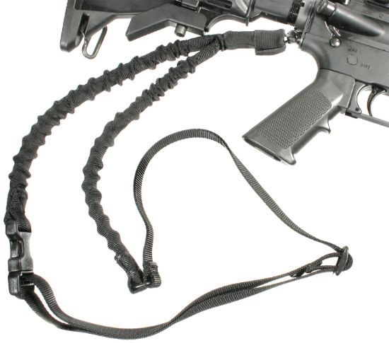 Picture of Blackhawk 70Gs16bk Storm Xt Rifle Sling Black Nylon Webbing 46"-64" Oal 1.25" Wide Single-Point Design 