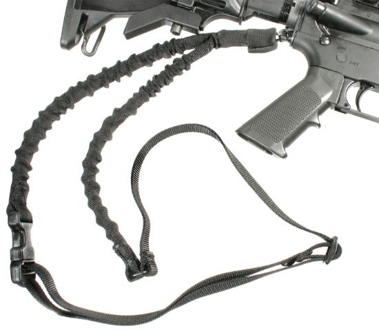 Picture of Blackhawk 70Gs17bk Universal Swift Rifle Sling Black Nylon Webbing 1.25" Wide Three-Point Design 