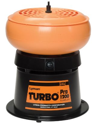 Picture of Lyman 7631318 1200 Pro Turbo Tumbler Holds 2 Lbs Of Media 