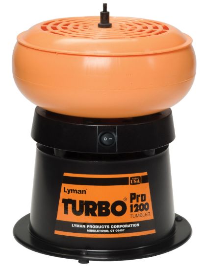 Picture of Lyman 7631318 1200 Pro Turbo Tumbler Holds 2 Lbs Of Media 