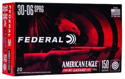 Picture of Federal Ae3006m1 American Eagle M1 Grand 30-06 Springfield 150 Gr Full Metal Jacket 20 Per Box/ 10 Case 