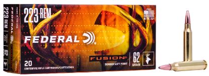 Picture of Federal F223fs1 Fusion 223 Rem 62 Gr Fusion Soft Point 20 Per Box/ 10 Case 