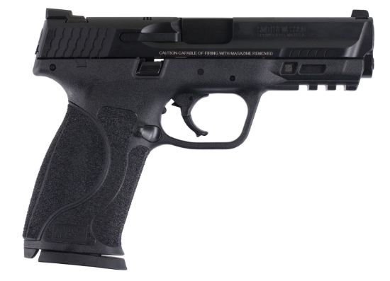 Picture of Smith & Wesson 11761 M&P M2.0 Full Size Frame 9Mm Luger 10+1 4.25" Black Armornite Stainless Steel Barrel & Serrated Slide, Matte Black Polymer Frame W/Picatinny Rail 