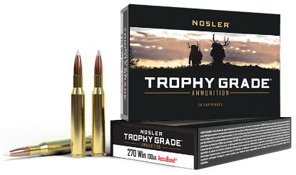 Picture of Nosler 60025 Trophy Grade 270 Win 130 Gr Nosler Accubond 20 Per Box/ 10 Case 