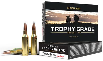 Picture of Nosler 60045 Trophy Grade 7Mm Rem Sa Ultra Mag 160 Gr Nosler Spitzer Partition 20 Per Box/ 10 Case 