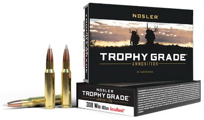 Picture of Nosler 60049 Trophy Grade 308 Win 165 Gr Nosler Accubond 20 Per Box/ 10 Case 