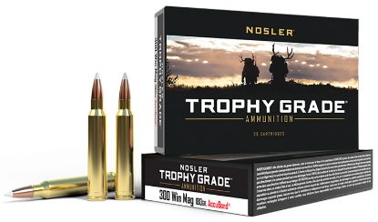 Picture of Nosler 60059 Trophy Grade 300 Win Mag 180 Gr Nosler Accubond 20 Per Box/ 10 Case 