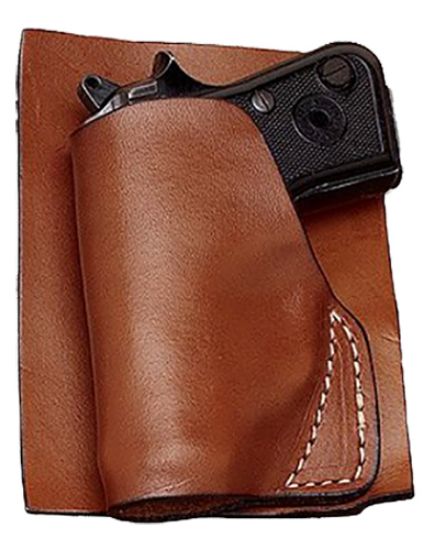 Picture of Hunter Company 25002 Pocket Pocket Brown Leather Pocket Fits Ruger Lcp 380 Right Hand 