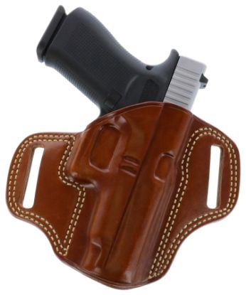 Picture of Galco Cm158 Combat Master Owb Tan Leather Belt Slide Fits S&W J Frame Fits Charter Arms Undercover Right Hand 