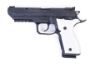 Picture of Arex Rex Alpha 9 9Mm Black With White Aluminum Grips Semi-Automatic 20 Round Pistol