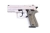 Picture of Arex Rex Zero 1Cp-06G1 Silver With Hogue Checkered Green Grips 9Mm 15 Round Pistol