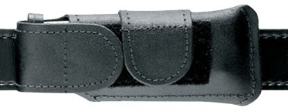 Picture of Safariland 123832 Horizontal Mag Pouch Single Leather Hook & Loop Compatible With Glock 17/19/22/23/34/35 