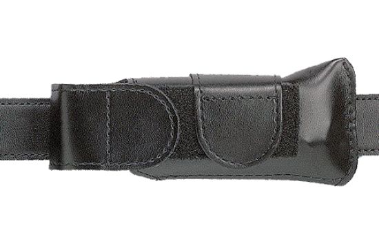 Picture of Safariland 1233832 Horizontal Mag Pouch Single Black Leather Hook & Loop Compatible With Glock 20/21 