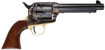 Picture of Taylors & Company 550847 Ranch Hand 45 Colt (Lc) Caliber With 5.50" Blued Finish Barrel, 6Rd Capacity Blued Finish Cylinder, Color Case Hardened Finish Steel Frame & Walnut Grip 