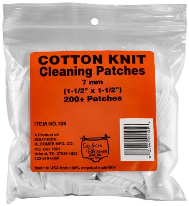 Picture of Southern Bloomer 105 Cleaning Patches 7Mm Cotton 200 Per Pack 