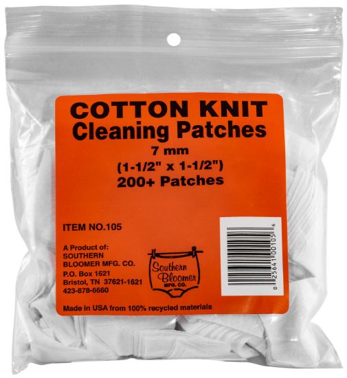 Picture of Southern Bloomer 105 Cleaning Patches 7Mm Cotton 200 Per Pack 