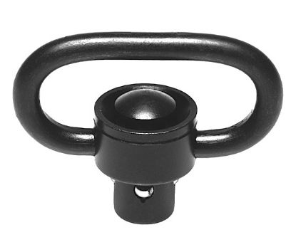 Picture of Troy Ind Smoussq00bt00 Ssqd Swivel 1" Push Button Black Stainless Steel 