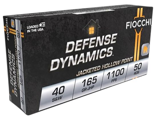 Picture of Fiocchi 40Swc Defense Dynamics 40 S&W 165 Gr Jacket Hollow Point 50 Per Box/ 20 Case 