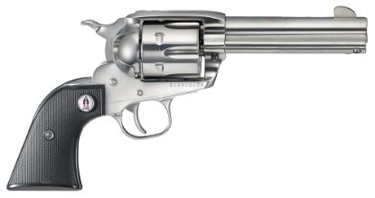 Picture of Ruger 5133 Vaquero Sass 357 Mag 6Rd 4.62" High Gloss Steel Barrel, Cylinder & Frame, Black Checkered Polymer Grip, Transfer Bar Safety, Montado Hammer (2 Of2) 