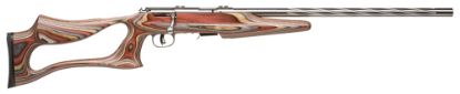 Picture of Savage Arms 92750 93 Bsev 22 Wmr Caliber With 5+1 Capacity, 21" Barrel, Matte Stainless Metal Finish & Multi Laminate Stock Right Hand (Full Size) 