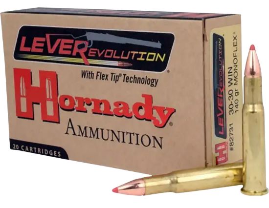 Picture of Hornady 82731 Leverevolution 30-30 Win 140 Gr Monoflex 20 Per Box/ 10 Case 