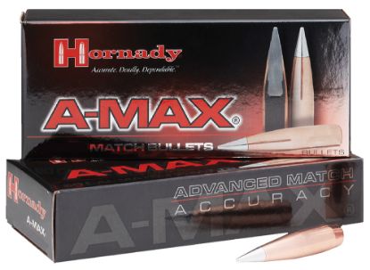 Picture of Hornady 5165 A-Max 50 Cal 750 Gr A Max 20 Per Box/ 12 Case 