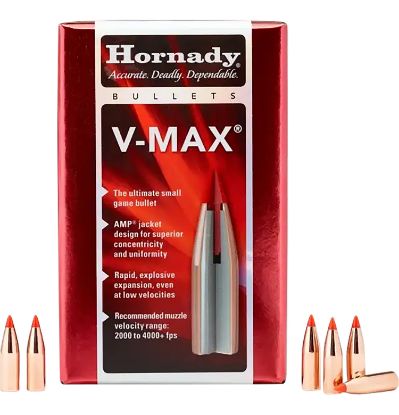 Picture of Hornady 17105 V-Max 17 Cal .172 25 Gr V Max 100 Per Box/ 40 Case 