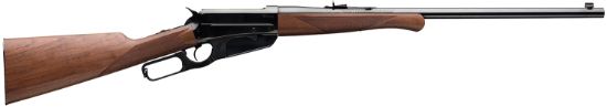 Picture of Winchester Repeating Arms 534070128 Model 1895 Grade I Full Size 30-06 Springfield 4+1 24" Brushed Polish Blued Button Rifled Steel Barrel, Drilled & Tapped Steel Receiver, Walnut Straight Grip Stock 