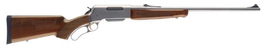 Picture of Browning 034018111 Blr Lightweight 243 Win 4+1 20" Matte Stainless/ 20" Button-Rifled Barrel, Matte Nickel Aluminum Receiver, Gloss Black Walnut/ Fixed Pistol Grip Stock, Right Hand 