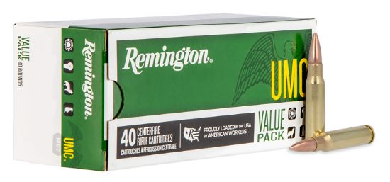 Picture of Remington Ammunition 23971 Umc Value Pack 308 Win 150 Gr Full Metal Jacket 40 Per Box/ 10 Cs 