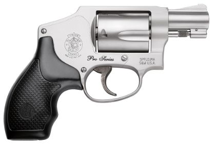 Picture of Smith & Wesson 178042 Performance Center Pro 642 38 S&W Spl +P 5Rd 1.88" Stainless Matte Silver Aluminum Black Polymer Grip 