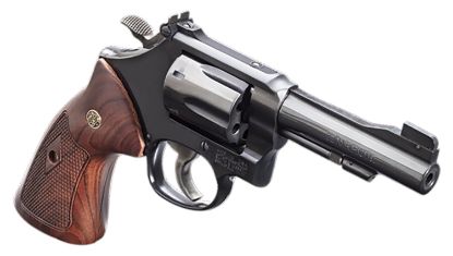 Picture of Smith & Wesson 150717 Model 48 Classic 22 Wmr Blued Carbon Steel 4" Barrel, 6Rd Cylinder & K-Frame, Wood Grip, Internal Lock 