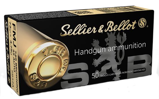 Picture of Sellier & Bellot Sb32a Handgun 32 Acp 73 Gr Full Metal Jacket 50 Per Box/ 40 Case 