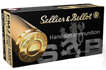 Picture of Sellier & Bellot Sb9b Handgun 9Mm Luger 124 Gr Full Metal Jacket 50 Per Box/ 20 Case 