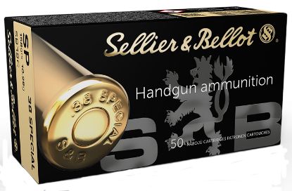 Picture of Sellier & Bellot Sb38c Handgun 38 Special 158 Gr Soft Point 50 Per Box/ 20 Case 