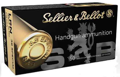 Picture of Sellier & Bellot Sb38a Handgun 38 Special 158 Gr Lead Round Nose 50 Per Box/ 20 Case 