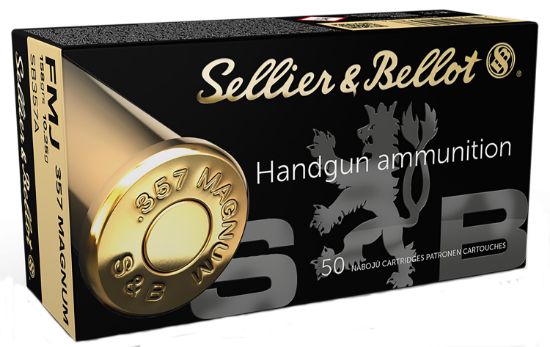 Picture of Sellier & Bellot Sb357a Handgun 357 Mag 158 Gr Full Metal Jacket 50 Per Box/20 Case 