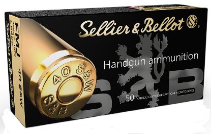 Picture of Sellier & Bellot Sb40b Handgun 40 S&W 180 Gr Full Metal Jacket 50 Per Box/ 20 Case 