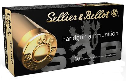 Picture of Sellier & Bellot Sb45gap Handgun 45 Gap 230 Gr Full Metal Jacket 50 Per Box/ 20 Case 