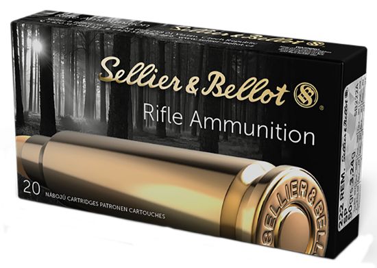 Picture of Sellier & Bellot Sb222a Rifle 222 Rem 50 Gr Soft Point 20 Per Box/ 60 Case 