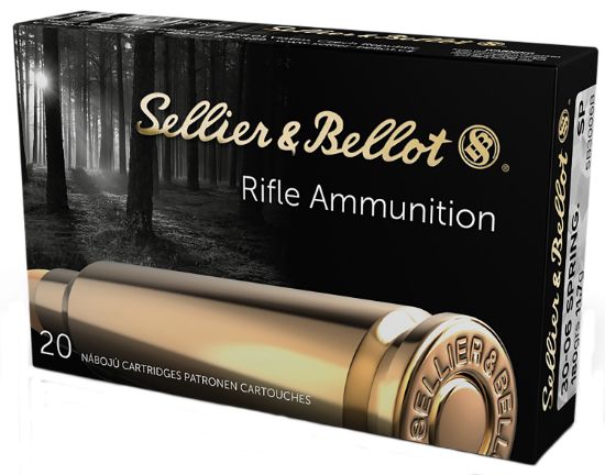 Picture of Sellier & Bellot Sb3006b Rifle 30-06 Springfield 180 Gr Soft Point 20 Per Box/ 20 Case 