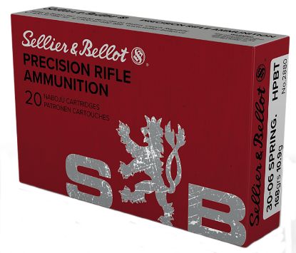 Picture of Sellier & Bellot Sb3006d Rifle 30-06 Springfield 168 Gr Hollow Point Boat Tail 20 Per Box/ 20 Case 