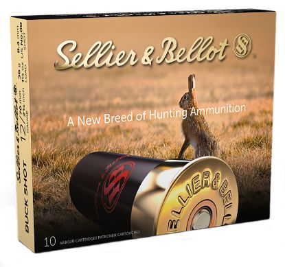 Picture of Sellier & Bellot Sb12bse Hunting 12 Gauge 2.75" 12 Pellets 1 1/4 Oz 00 Buck Shot 10 Bx/ 25 Case 